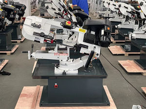 Sierra de cinta multifunción BS-180G para cortar metal con hoja giratoria de 45 grados, sierra de cinta de 180 mm (7 pulgadas) - Product Image 3