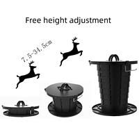 Toilettes portables rétractables, bassins de voyage réglables en hauteur pour adultes et enfants, poubelles pliables pour le camping et la randonnée