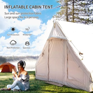 Tienda de Campaña Inflable para Glamping, Tienda de Campaña Impermeable de Gran Espacio, Tienda de Campaña Familiar Impermeable para las 4 Estaciones - Product Image 6