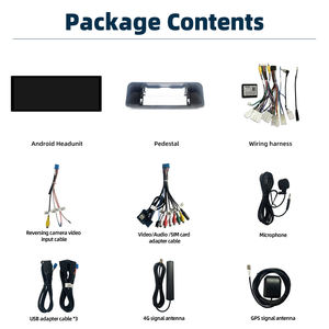 Rádio de Carro Android 14 UIS7865 8 Núcleos com Tela Touch Screen Player de Vídeo Carplay GPS DSP Autorádio para Toyota Sienna 2021-2024 - Product Image 4