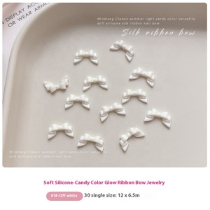 Paso Sico 30Pcs 3D Ruban Arc <span class=keywords><strong>Nail</strong></span> <span class=keywords><strong>Art</strong></span> Accessoires Doux Sculpté Style Français DIY Noeud Papillon Diamant <span class=keywords><strong>Nail</strong></span> <span class=keywords><strong>Art</strong></span> Décoration pour DIY - Product Image 6