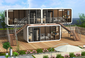 CE Certification Customizable <b>House</b> Beautiful Tiny Homes Prefab Modular Folding Container <b>House</b> - Product Image 4