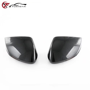 Accessoires de couverture de rétroviseur de voiture FUXINGTAI, motif en fibre de carbone, protection de rétroviseur, garniture pour <span class=keywords><strong>KIA</strong></span> <span class=keywords><strong>SPORTAGE</strong></span> <span class=keywords><strong>NQ5</strong></span> 2021 - Product Image 2