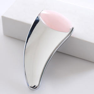 A forma di delfino in lega di zinco Gua Sha strumento di raschiatura per il corpo e il viso meridiano massaggio massaggiatore viso a doppio uso - Product Image 4