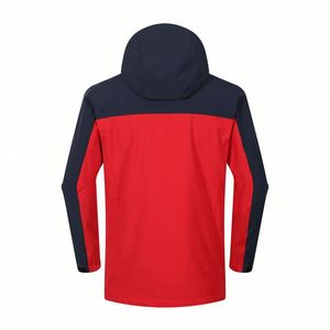 Veste coupe-vent légère pour homme, 3 couches, imperméable, avec logo personnalisé - Product Image 2