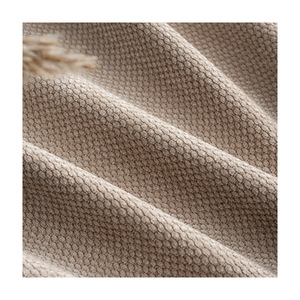 Tissu en chenille jacquard polyester gris et blanc, texture simple face, pour housse de canapé, décoration d'intérieur - Product Image 5