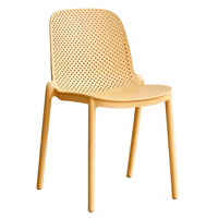 Échantillon Gratuit - Chaise de Jardin Extérieure Empilable en Plastique Moderne et Économique pour Grossistes