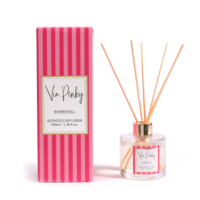 Diffuseur d'ambiance de luxe Via Pinky 100ml, senteur florale et fruitée, diffuseur à bâtonnets parfumés, ventes flash