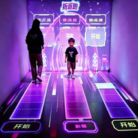 Jeux interactifs immersifs en forme de L pour l'entraînement physique en salle ChariotTech