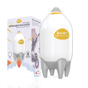 รถเข็นเด็กแบบโยกได้ ชาร์จไฟได้ สำหรับช่วยให้ลูกน้อยหลับสบาย - Product Image 1