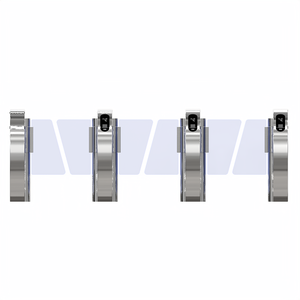 Barriera a battente Ironman TD.ST610 in acciaio inossidabile ad alta sicurezza, cancello a velocità elevata IP54 45 PPM anti-tailgating per centri commerciali e metropolitane - Product Image 1