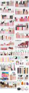 Rouge à Lèvres Crème Hydratant Cerise Personnalisé Marque Privée Brillant à Lèvres Clair avec Brillant à Lèvres Rouge à Paillettes - Product Image 6