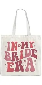 Bolsa de tela con estampado de letras retro y modernas, reutilizable, ecológica, <span class=keywords><strong>para</strong></span> compras, regalo <span class=keywords><strong>para</strong></span> tía, con la inscripción "En mi era de tía" - Product Image 6