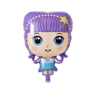 Nouveau Ballon Princesse 2026, Forme Dessin Animé Mignon, Ballon en Aluminium à l'Hélium, Lot de 10 Pièces pour Décoration de Fête d'Anniversaire de Fille, Livraison Directe