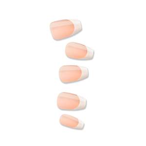 KISS ImPRESS Ongles à presser sans colle, French <span class=keywords><strong>Beige</strong></span>, taille moyenne, forme cercueil, 30 ongles, boîte en plastique, comprend un tampon de préparation, un bâton de manucure - Product Image 6