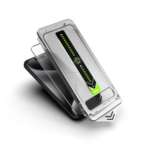 Protections d'écran anti-espion automatiques sans poussière, verre trempé, boîte magique de protection d'écran pour <span class=keywords><strong>iPhone</strong></span> 15 14 13 12 Pro Max - Product Image 4