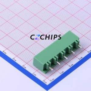 KF2EDGVC-7.62-5P Plug-in Terminal Block Through hole,P=7.62mm Connector Board-to-Board / Socket - Closed 1x5P 7.62mm Green - Product Image 2