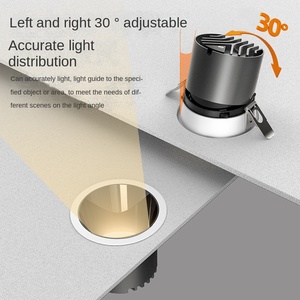Luminaria Empotrada de Aluminio de Espectro Completo para el Cuidado de los Ojos, con Bisel Estrecho, Antideslumbrante, para Sala de Estar y Pasillo - Product Image 3