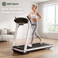Caminadora Eléctrica Plegable para el Hogar, Máquina Inteligente para Correr con Pantalla LED, Altavoz Bluetooth, Motor Silencioso, Plataforma para Caminar que Ahorra Espacio