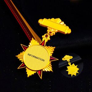 Insignia metálica personalizada y broche para ropa, accesorios de joyería de aleación para el pecho, insignia para gorra, botón de cobre, medalla, pin, souvenirs - Product Image 1