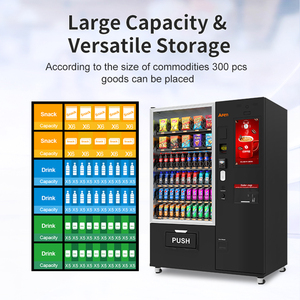 Máy Bán Mì Tự Động AF, Máy Bán Đồ Ăn Nhẹ Và Đồ Uống Thương Mại Tự Động Hoàn Toàn Với Bình Pha Cà Phê Hòa Tan - Product Image 6