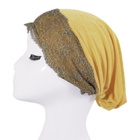 Nouveau style 2026 : Chapeau à grandes fleurs en dentelle – Foulard de tête pratique et tendance pour femme, protection solaire, idéal pour l'été