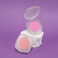 Palette de maquillage minéral imperméable de fard à joues de poudre rose de Logo personnalisé de quantité minimale de commande bas pour le fard à joues de joue de marque privée de visage