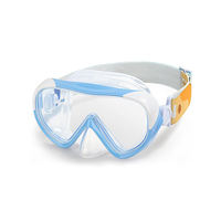 Masque de plongée pour enfants, masque de plongée avec protection du nez, lunettes de natation anti-buée pour la plongée avec tuba, la plongée et la natation