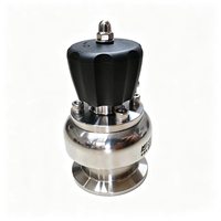 Vanne d'échantillonnage aseptique manuelle hygiénique à port unique pour tuyau, en acier inoxydable SS316L, type Tri-Clamp, pour l'industrie alimentaire, pharmaceutique et brasserie