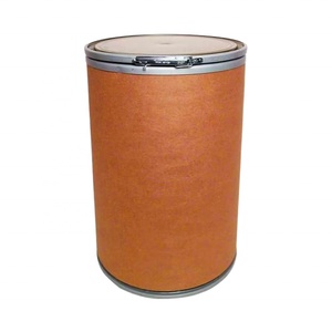 Tambor de Transporte de 55 Galones, Abierto, de Fibra, Sin Revestimiento, Color Marrón, Contenedor de Almacenamiento y Envío Industrial de Alta Resistencia, CH - Product Image 1