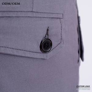 <span class=keywords><strong>Pantalones</strong></span> largos rectos ajustados informales <span class=keywords><strong>para</strong></span> <span class=keywords><strong>hombre</strong></span> Vestido formal <span class=keywords><strong>Pantalones</strong></span> de algodón de ocio Pantalon Cargo Pantalon - Product Image 5