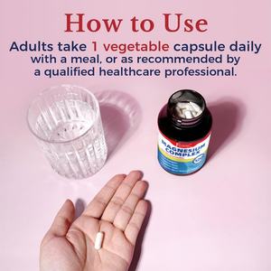 Suplemento de Magnesio Complejo Personalizado para Dormir y Apoyar la Salud del Corazón, 120 Cápsulas Veganas de Magnesio de Alta Absorción - Product Image 6