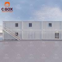 Cbox Bâtiments Démontables Écologiques de 20 Pieds Bureau Mobile Villa Capsule Hôtel Maison Modulaire en Conteneur