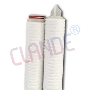 40 Inch 0.2 Micron Pp Membrane Pleated Filter Cartridge For Beer/Wine Filter