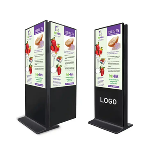 43 55 inch Android Wifi hai mặt màn hình cảm ứng LCD Poster kiosk quảng cáo tầng đứng kiosk cho thang máy sử dụng - Product Image 5