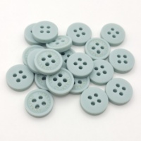 Kancing Resin Plastik Flatback Berkualitas Tinggi Ramah Lingkungan Buatan Khusus dengan 4 Lubang dan Lapisan Karet Lembut untuk Pakaian Kemeja