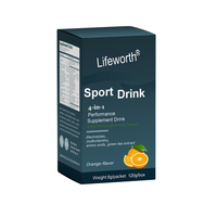 Lifeworth orange sport suppléments vitamines taurine boisson énergétique de marque privée