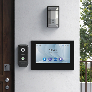 Smart <strong>Intercom</strong> <strong>System</strong> with Camera <strong>2</strong> Wire Doorbell with Monitor Video Door Phone for Office and Residential Security - Product Image 1