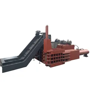 Manual Hidrolik Scarp Logam Aluminium Baler Mesin Press