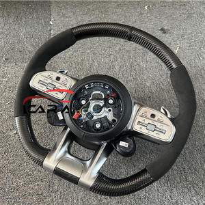 Para <span class=keywords><strong>Mercedes</strong></span> Benz AMG volante clase C W204 C63 W212 W218 W207 W172 S superventas volante de fibra de carbono - Product Image 1