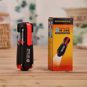 8 In One Screwdriver Set With Torch Diy Tool For Home And Car Repair - Product Image 1