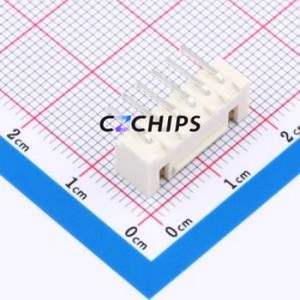 HC-XHB-6AW-M Wire-to-Board Pin Header Bent Lead Through Hole,P=2.5mm Connector 1x6P 2.5mm Right Angle Insert XHB - Product Image 2