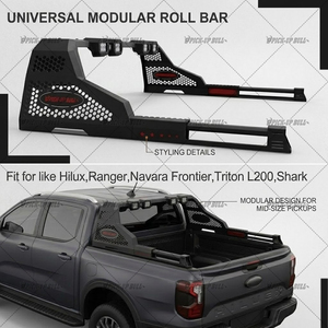 <span class=keywords><strong>Barre</strong></span> de protection robuste en acier avec feu stop <span class=keywords><strong>LED</strong></span> pour benne de pick-up, compatible <span class=keywords><strong>Hilux</strong></span> Revo Dmax Navara Ranger, universelle - Product Image 6