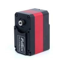 Motor sin Núcleo de 12V 50kg.cm, Servo RC de Doble Eje y Fuerza Constante, Metálico, para Pinza Robótica Feetech HLS3950M