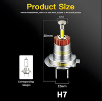 FSYLX 70W 7000LM 360 °   Projecteur de phare LED pour voiture H7 H11 HB3 9005 9006 9012 Ampoules LED H7 Phares LED Focos LED Auto H4