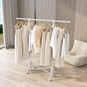 Clothing Racks Wholesale Home Storage Organization Coat Rack Steel Clothes Hanger Hanging Stand Vertical Clothes Drying Rack