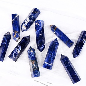 مصنع مخصص رخيصة الثمن بلورات الطاقة الطبيعية الحجر نقطة سوداليتي للتأمل - Product Image 1