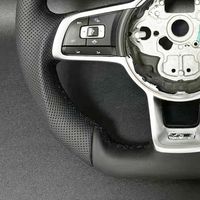 Volant en cuir pour Volkswagen CC MAGOTAN Golf 6 7 MK7 MK6 Lamando Passat GTl Tiguan