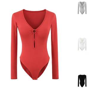 Body Sexy con Escote en V para Mujer, Diseño Hueco de Runwaylover - Product Image 1