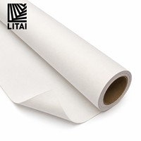 Rouleau de toile polyester mate imperméable à base d'eau 240GSM 6x3 pour impressions d'art et de peinture décorative à jet d'encre